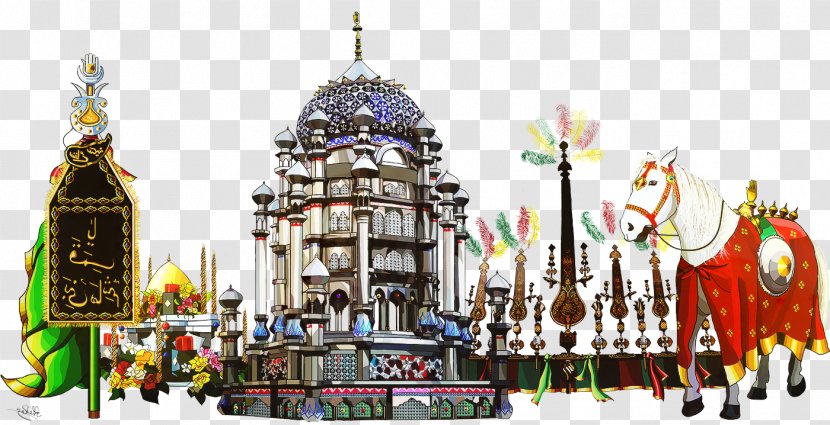 Christmas Ornament Shrine Tree Tourism Day - Hindu Temple Transparent PNG
