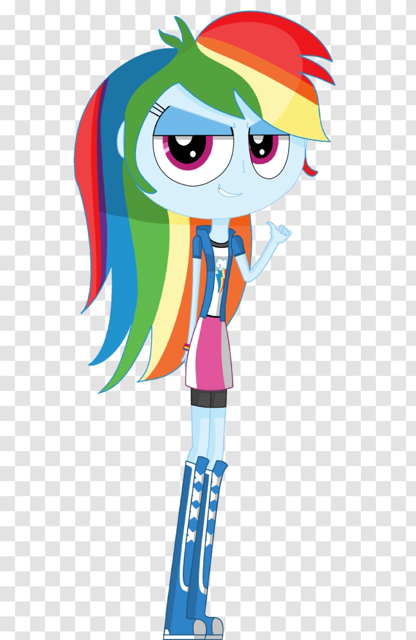 Rainbow Dash Applejack My Little Pony: Equestria Girls Drawing - Watercolor - Pony Transparent PNG