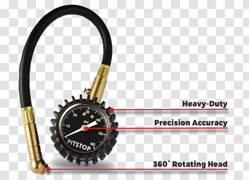 Car Tire-pressure Gauge Pressure Measurement - Poundforce Per Square Inch Transparent PNG