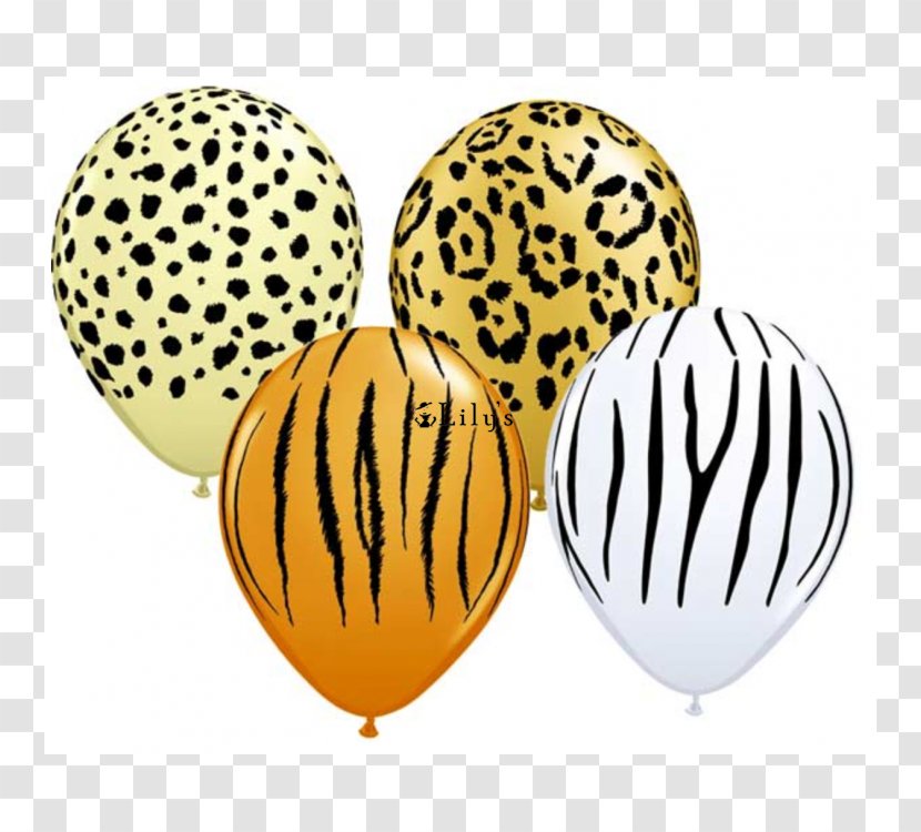 Balloon Amazon.com Safari Party Cheetah Transparent PNG