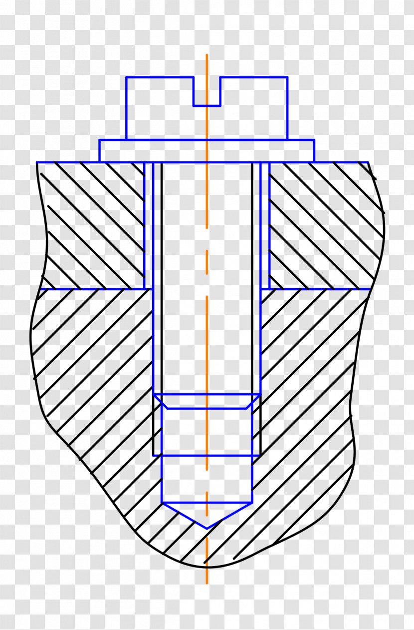 Bolted Joint Screw Thread Nut - Metal Transparent PNG