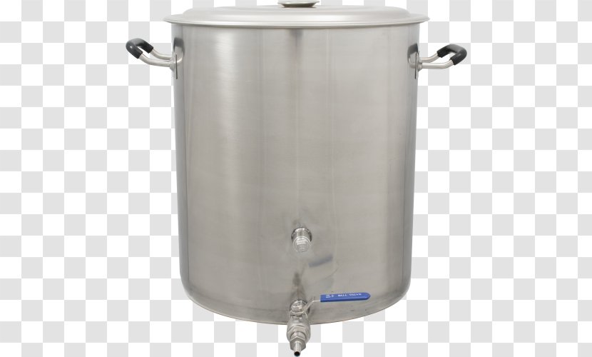 Kettle Beer Brewing Grains & Malts Stainless Steel Home-Brewing Winemaking Supplies - Stock Pots Transparent PNG