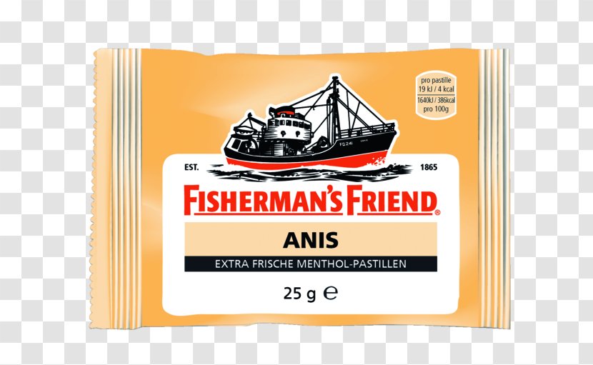 Fisherman's Friend Throat Lozenge Salty Liquorice Flavor Menthol - 300 Dpi Transparent PNG