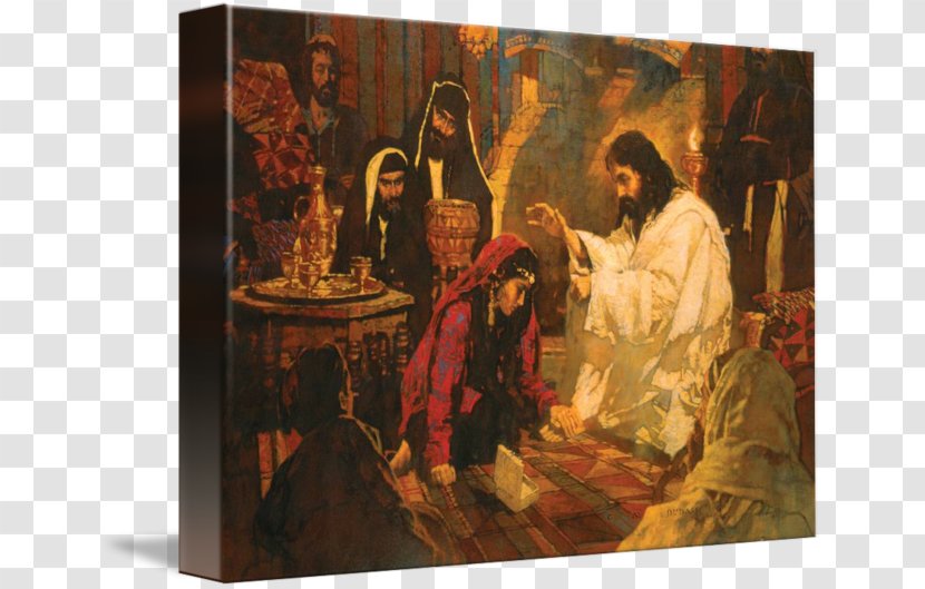 Holy Anointing Oil Art Forgiveness Of Jesus - Sin - Painting Transparent PNG