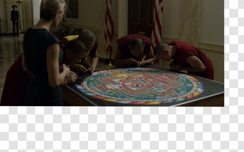 Sand Mandala Monk Buddhism White House - Tibetan People Transparent PNG