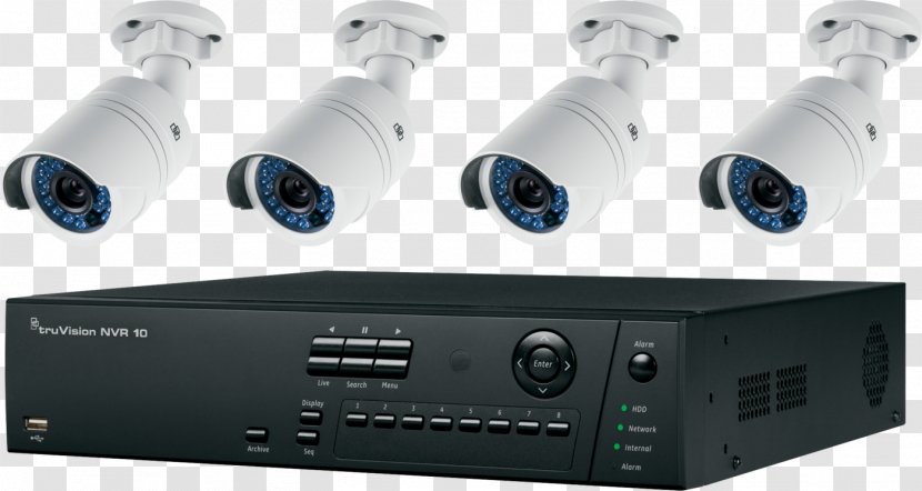Network Video Recorder Digital Recorders Wireless Security Camera Computer Closed-circuit Television - Multimedia Transparent PNG