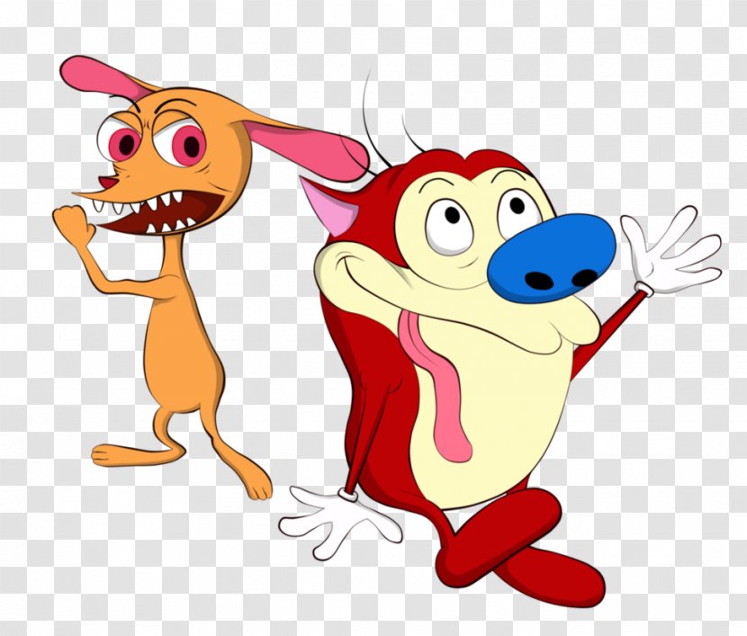 Canidae Dog Cartoon Clip Art - Silhouette - Ren And Stimpy Transparent PNG