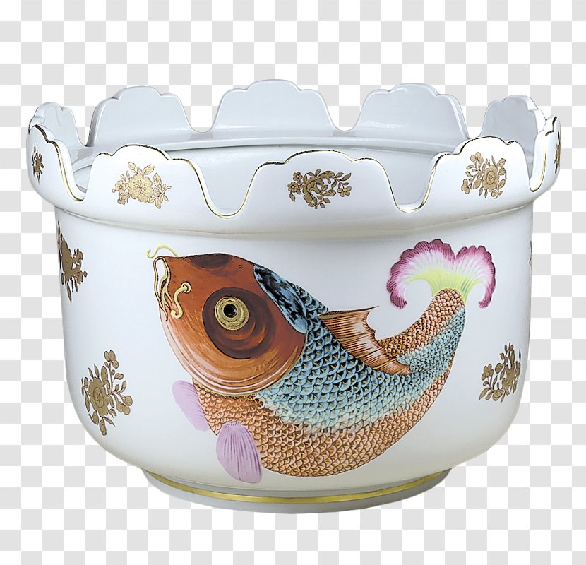 Flowerpot Porcelain Cachepot Mottahedeh & Company Bowl - Carp - Co Inc Transparent PNG