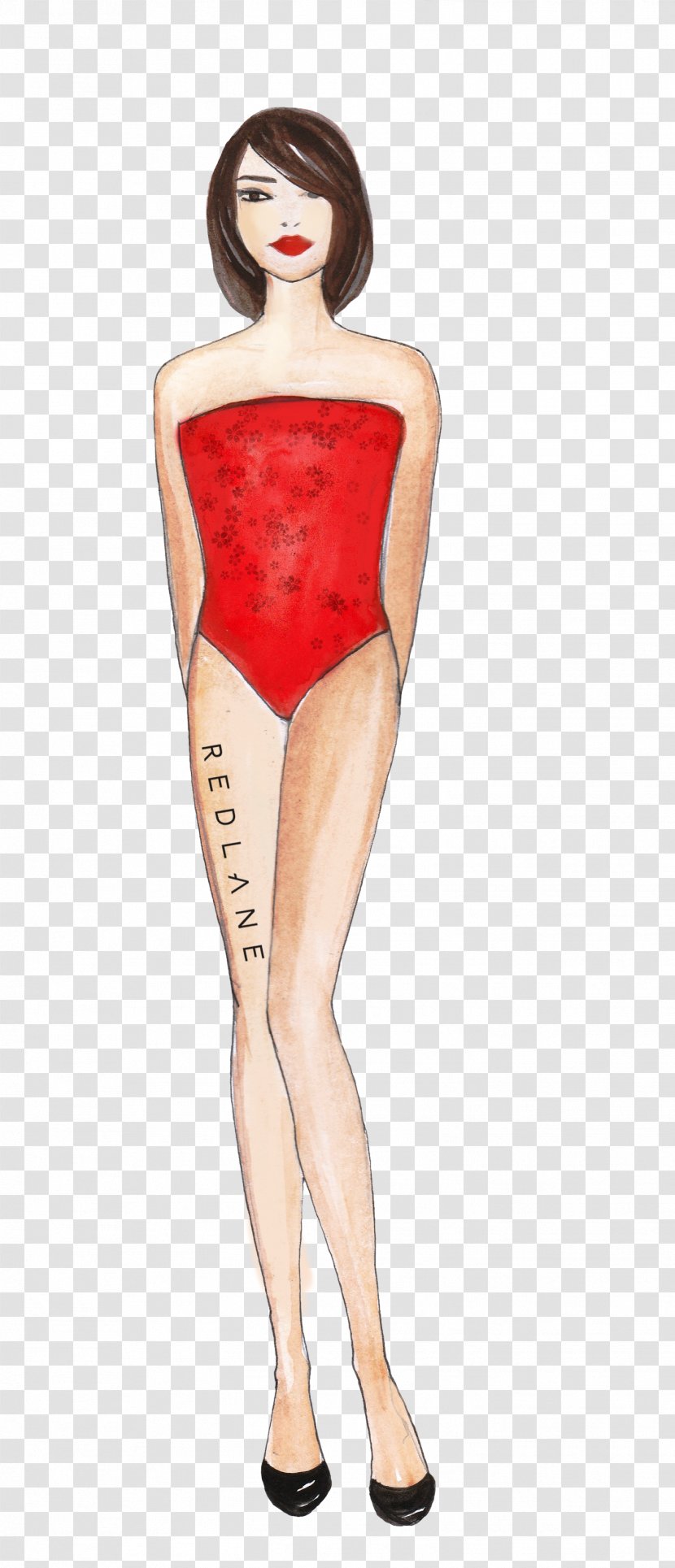 Female Body Shape Hip Human Top Strawberry - Heart -body-shape Transparent PNG