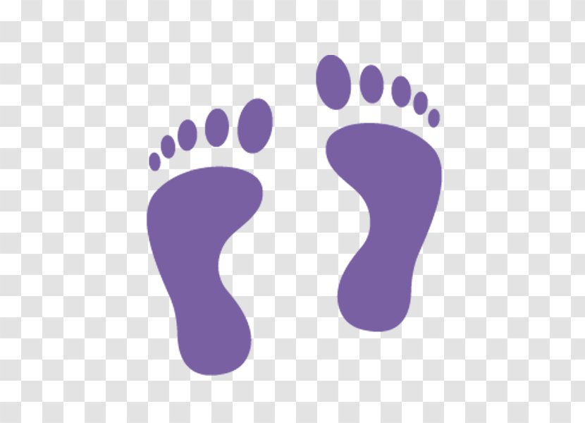 Footprint Clip Art - Purple Transparent PNG