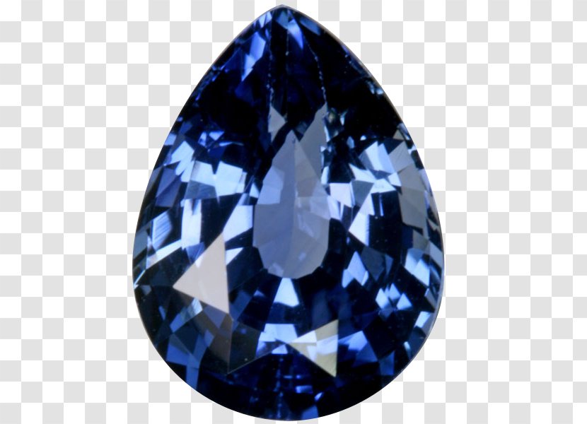 Gemstone Sapphire Face With Tears Of Joy Emoji - Crystal Transparent PNG