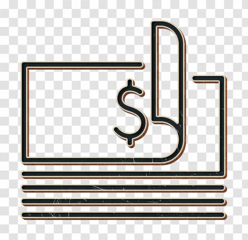 Cash Icon Currency Dollars - Rectangle Purse Transparent PNG