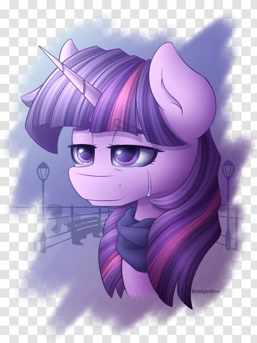 Pony Cartoon Desktop Wallpaper Computer - Flower - Purple Hair Transparent PNG