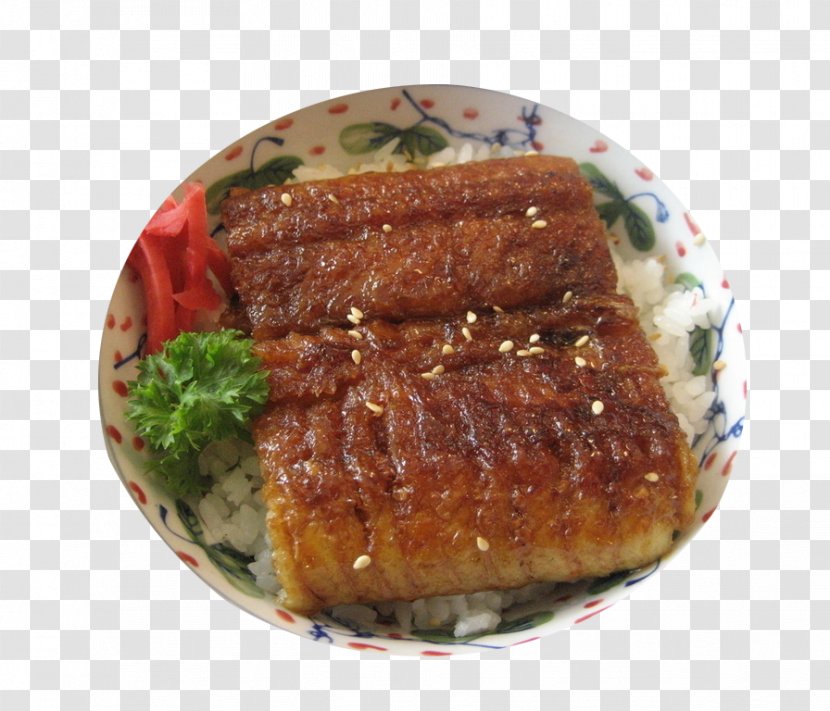Kabayaki Unadon Eel Unagi - Roasted Rice Transparent PNG