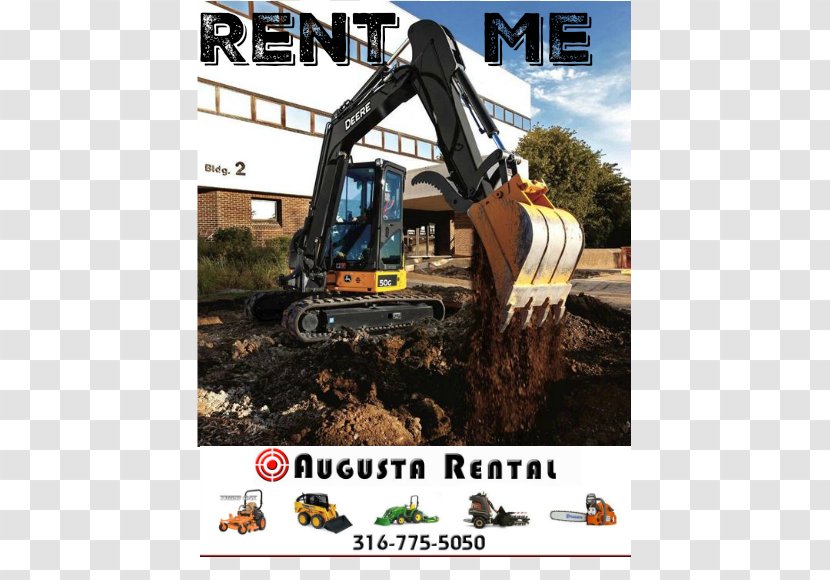 Heavy Machinery Augusta Rental Inc Excavator Motor Vehicle Tractor - Floors Streets And Pavement Transparent PNG