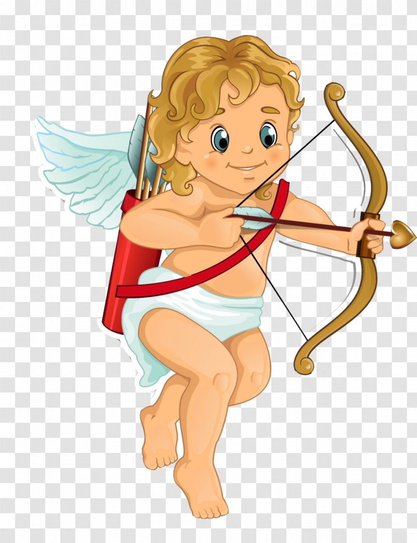 Cupid - Silhouette - Frame Transparent PNG