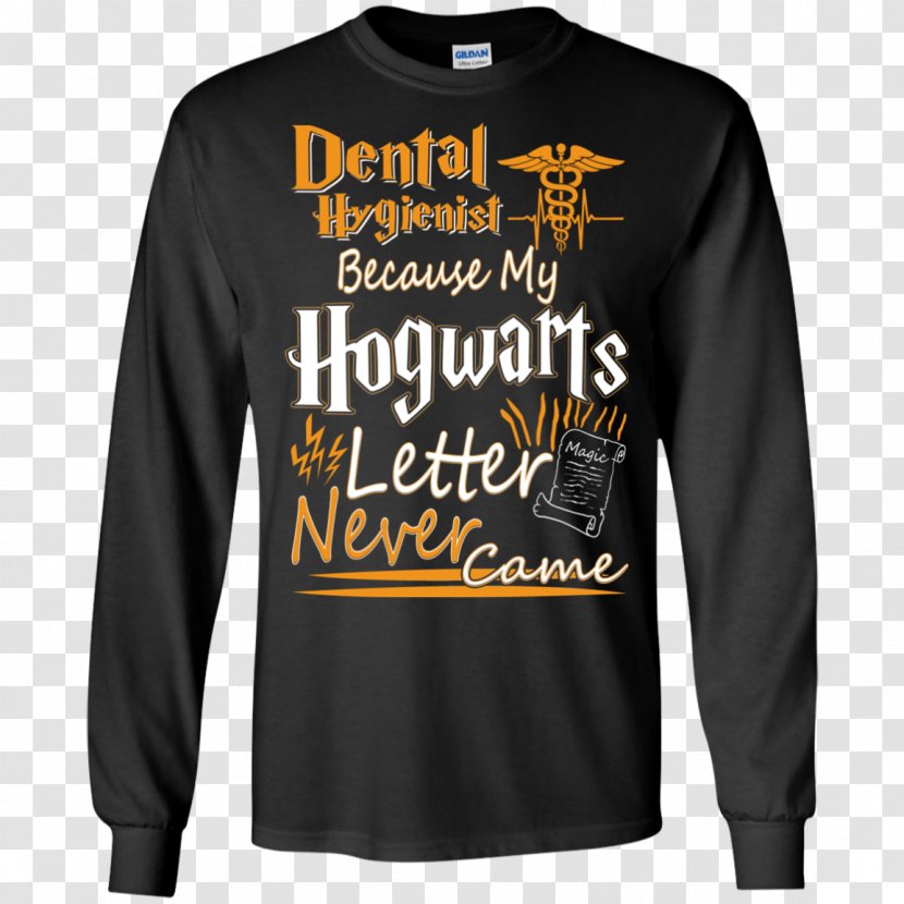 Long-sleeved T-shirt Hoodie - Long Sleeved T Shirt - Dental Hygienist Transparent PNG