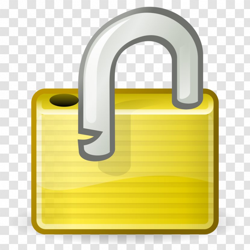 File Locking User Tango Desktop Project - Hardware Accessory - Yellow Transparent PNG