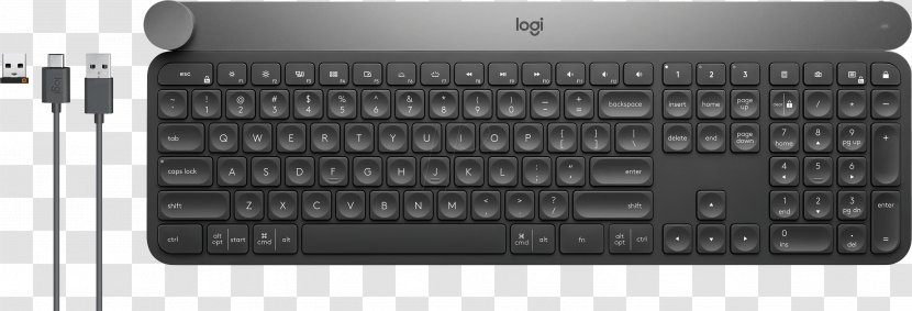 Computer Keyboard Mouse Logitech 920-008484 Craft Advanced Wireless With Transparent PNG