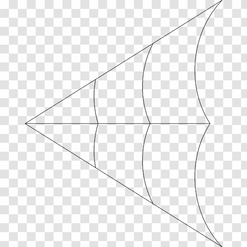 Point White Angle Line Art - Monochrome - Hang-glider Transparent PNG