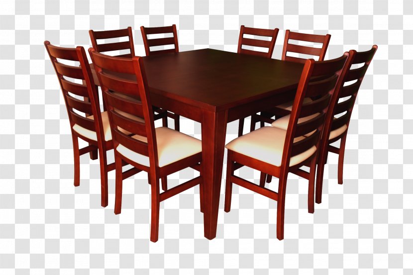 Table Chair Dining Room Furniture Wood - Rectangle Transparent PNG