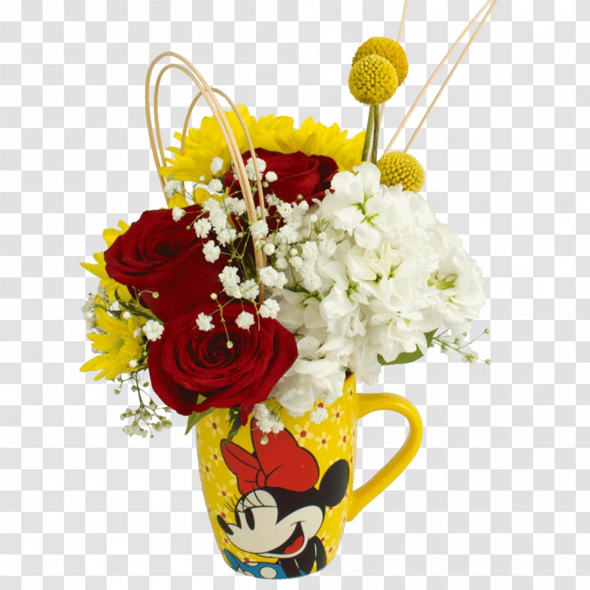 Floral Design Minnie Mouse Mickey Flower Bouquet Transparent PNG