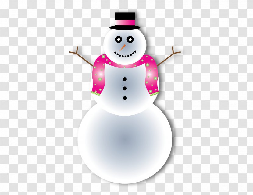 Snowman Winter Christmas Illustration - Snow Transparent PNG