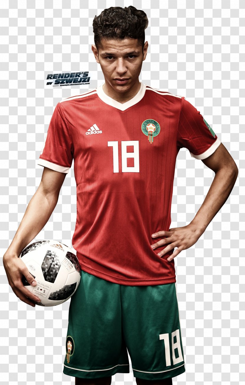 Amine Harit Morocco National Football Team 2018 World Cup - Fc Schalke 04 Transparent PNG