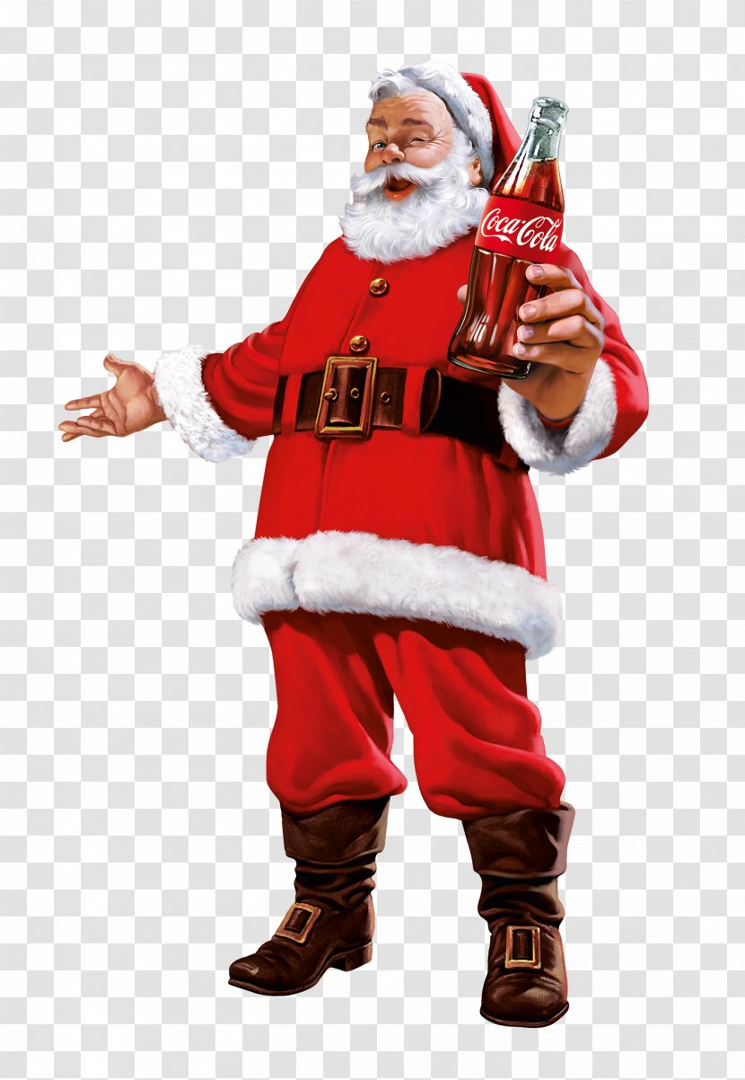 Santa Claus Coca-Cola Fizzy Drinks Christmas Erythroxylum Coca - Himmelpforten Transparent PNG