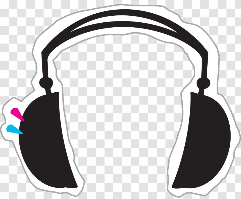 Headphones Hearing Aid Silent Disco Clip Art - Heart - 荞麦面 Transparent PNG