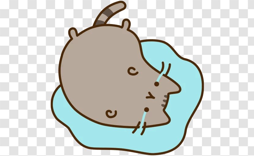 Clip Art Sticker VKontakte Telegram Pusheen - Food - Cat Transparent PNG