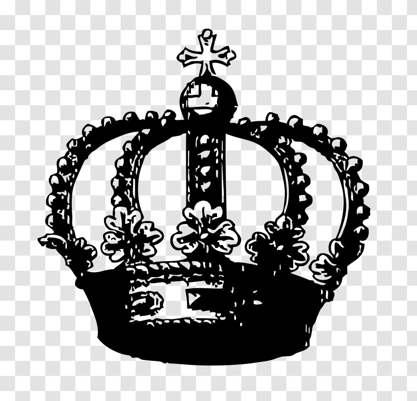 Crown Black And White Free Content Clip Art - Clipart Transparent PNG