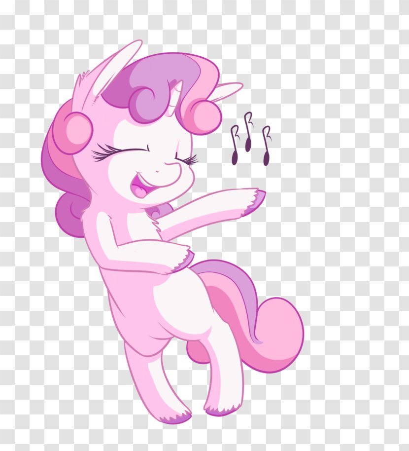 Sweetie Belle Pony Fluttershy Horse - Heart Transparent PNG