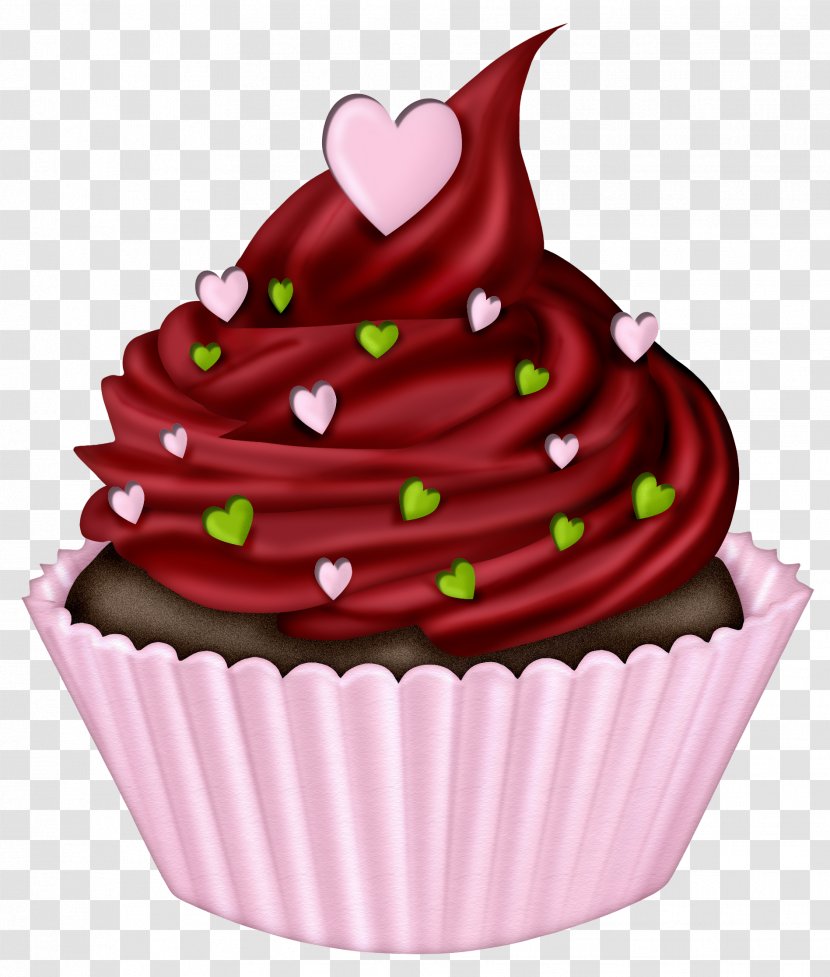 Cupcake Muffin Frosting & Icing Birthday Cake Clip Art - Buttercream Transparent PNG