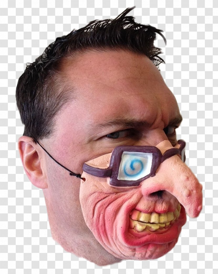 Snout Hag Goggles Chin Cheek - Mask Transparent PNG