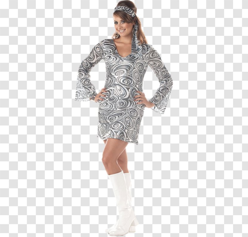 1970s Halloween Costume Dress Disco - Yandycom Transparent PNG