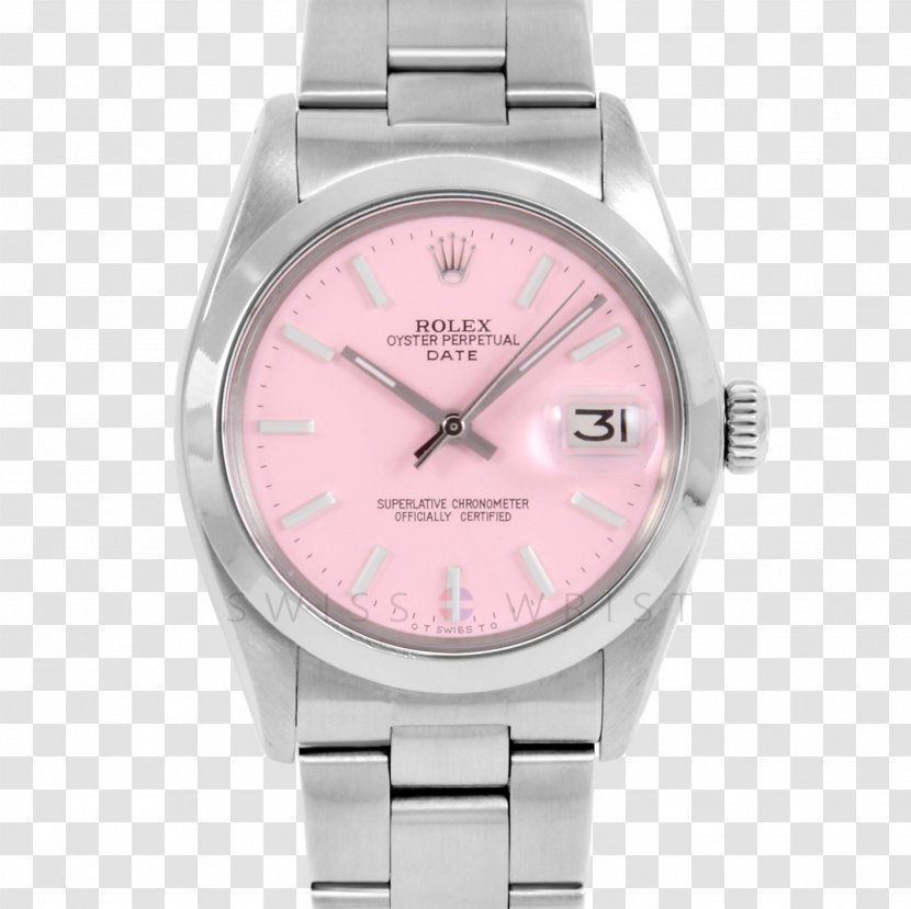 Rolex Watch Strap Swiss Wrist - Metal Bezel Transparent PNG
