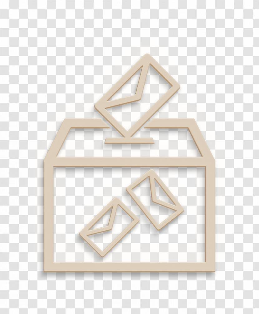 Icon Vote Icon Election Envelopes And Box Icon Transparent PNG