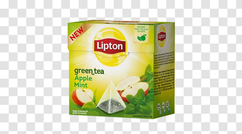 Green Tea Earl Grey Lipton White - Flavor - Apple Mint Transparent PNG