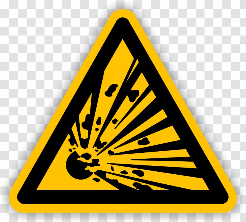 Explosion Explosive Material Hazard Chemical Substance Information - Signage - Label Transparent PNG
