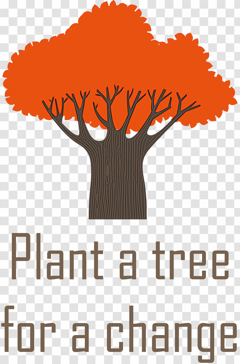 Plant A Tree For A Change Arbor Day Transparent PNG