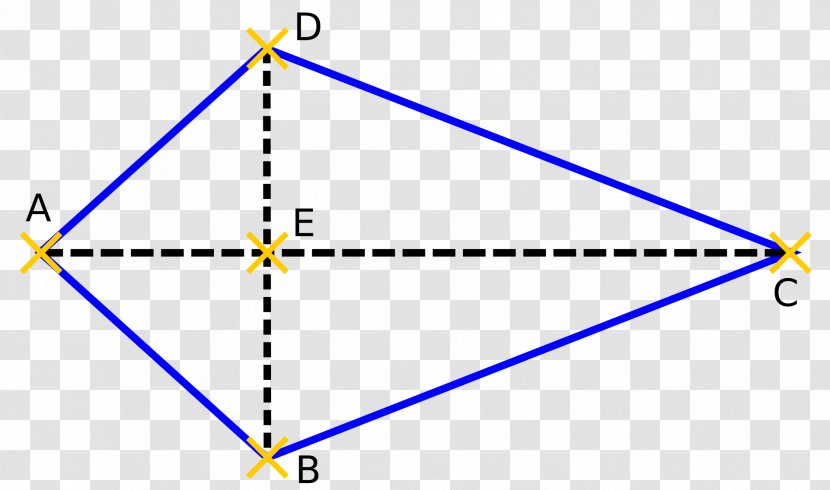 Kite Triangle Mathematics Quadrilateral Diagonal Transparent PNG