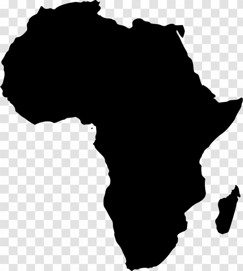 Africa Blank Map - World Transparent PNG