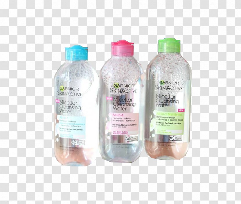 Lotion Garnier Micellar Cleansing Water All-in-1 Skin Care Cosmetics - Plastic Bottle Transparent PNG