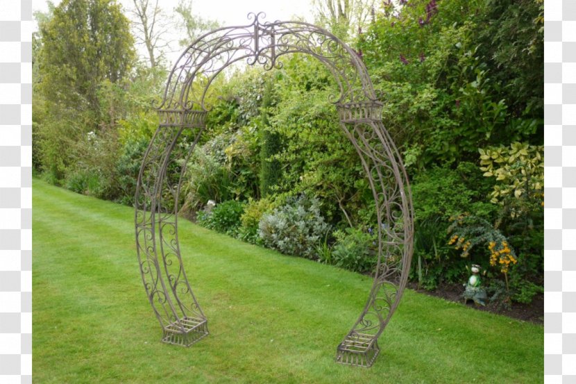 Pergola Wrought Iron Garden Arch Trellis - Gate Transparent PNG