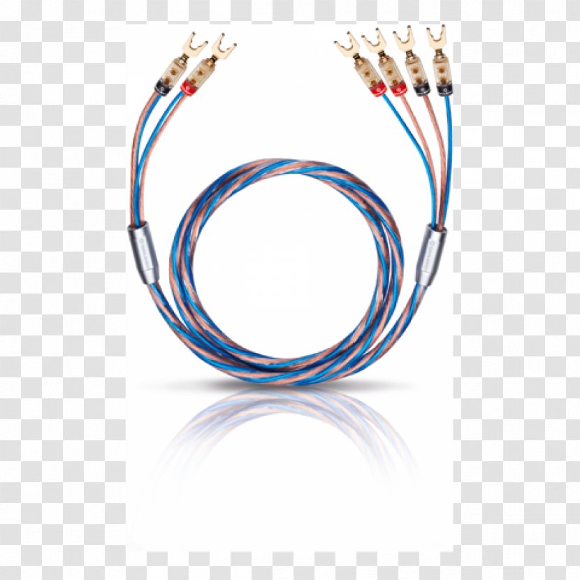 Network Cables Speaker Wire Electrical Cable Bi-wiring - Loudspeaker - Wires Transparent PNG