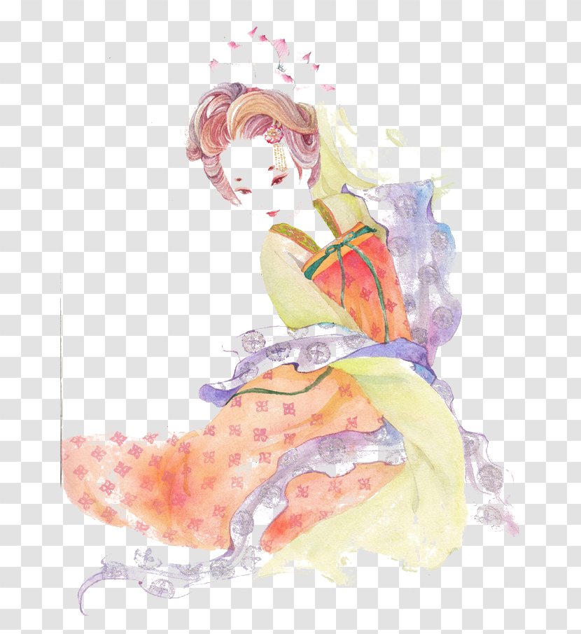 Watercolor Painting Art Illustration - Cartoon - People Water Color Transparent PNG
