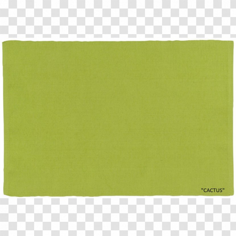 Place Mats Rectangle Textile Green - Lime Wedge Transparent PNG