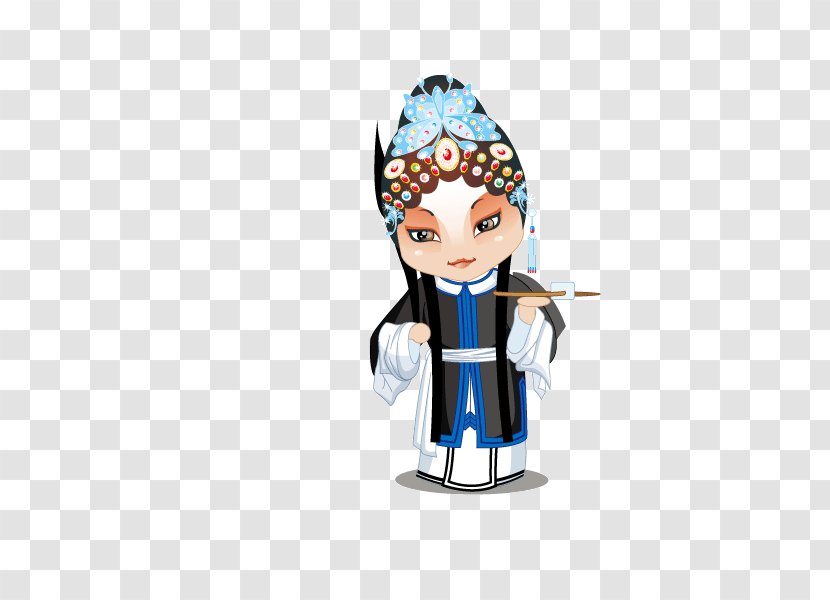 Beijing Cartoon Peking Opera - Actor Picture Transparent PNG