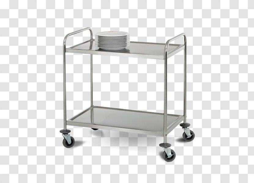 Tray Desserte Wagon Transport Aluminium - Table Transparent PNG